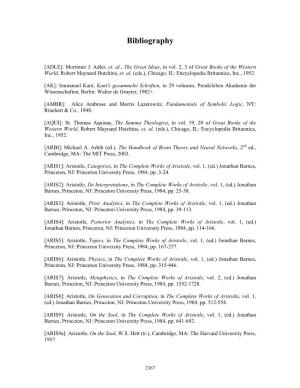 Bibliography for Mental Physics