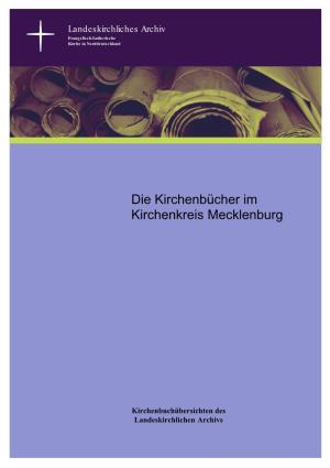 Die Kirchenbücher Im Kirchenkreis Mecklenburg