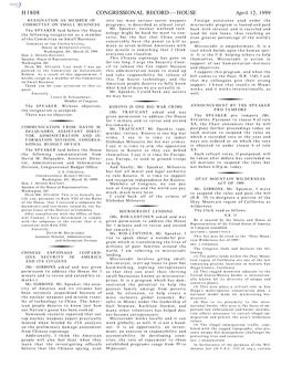 Congressional Record—House H1808