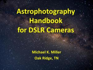 Astrophotography Handbook for DSLR Cameras