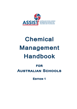 Chemical Management Handbook for Australian Schools