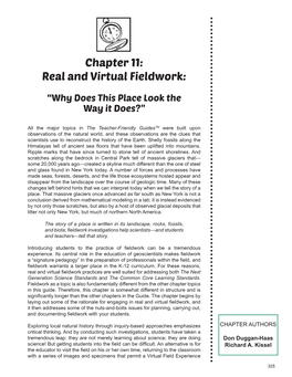 Chapter 11: Real and Virtual Fieldwork