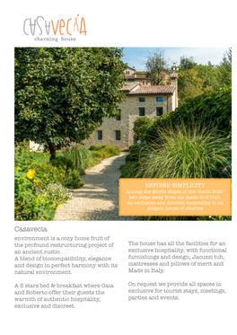Casavecia Environment Is a Cozy Home Fruit of the Profound Restructuring Project of the House Has All the Facilities for an an Ancient Rustic