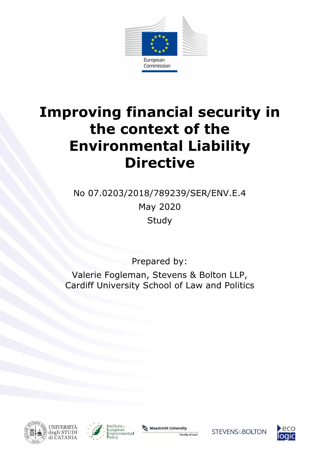 Improving Financial Security in the Context of the Environmental Liability Directive