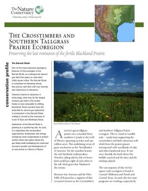 The Crosstimbers and Southern Tallgrass Prairie Ecoregion Preserving the Last Remnants of the Fertile Blackland Prairie