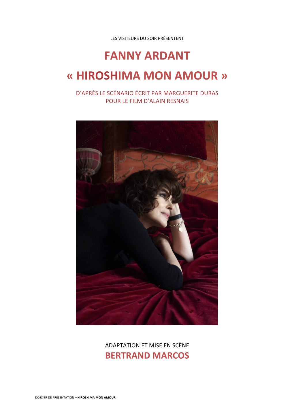 Fanny Ardant « Hiroshima Mon Amour »
