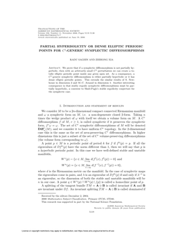 Partial Hyperbolicity Or Dense Elliptic Periodic Points for C1-Generic Symplectic Diffeomorphisms