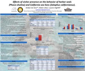 Effects of Visitor Presence on the Behavior of Harbor Seals (Phoca Vitulina) and California Sea Lions (Zalophus Californianus)