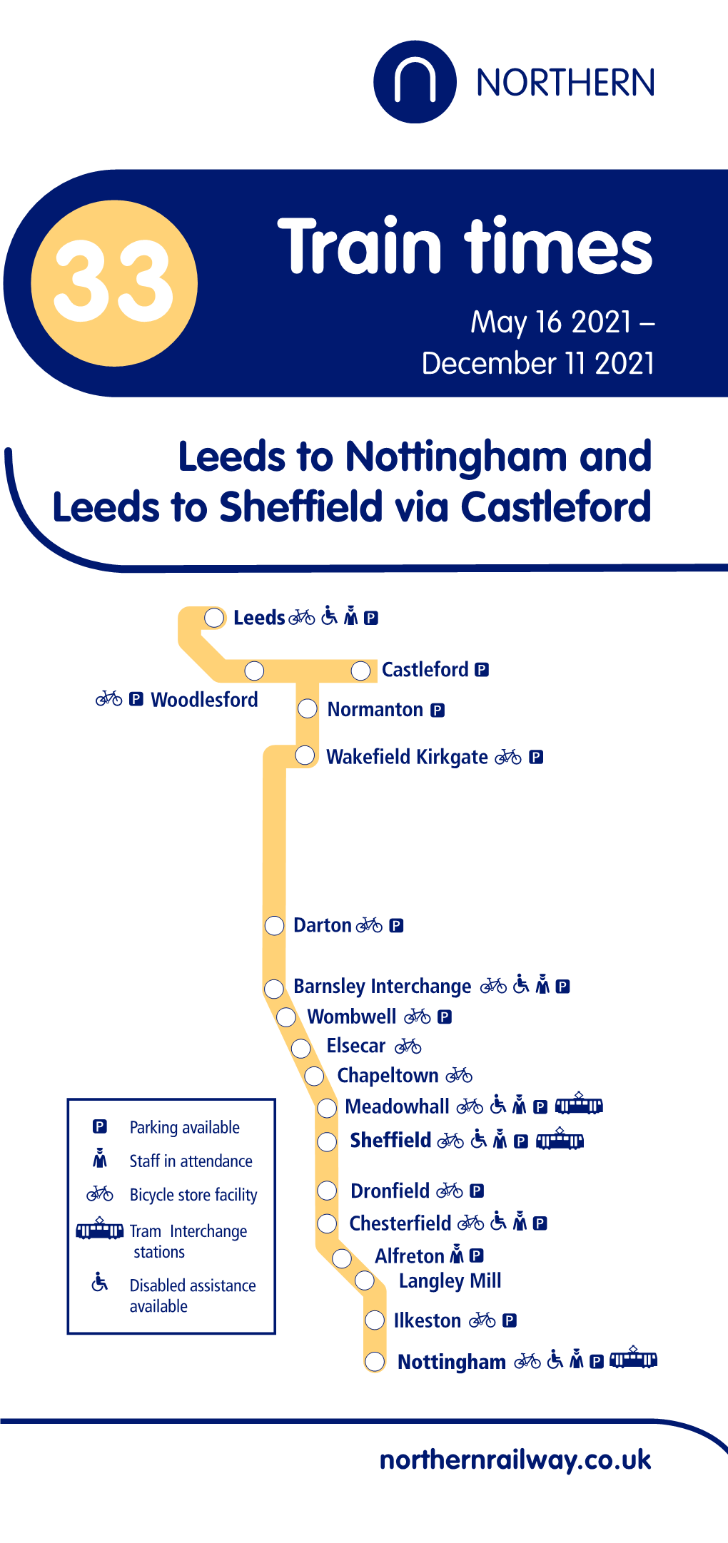 Train Times 33 May 16 2021 – December 11 2021