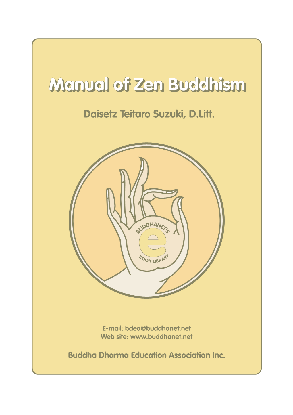 Manual of Zen Buddhism: Introduction