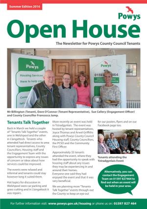 The Newsletter for Powys County Council Tenants