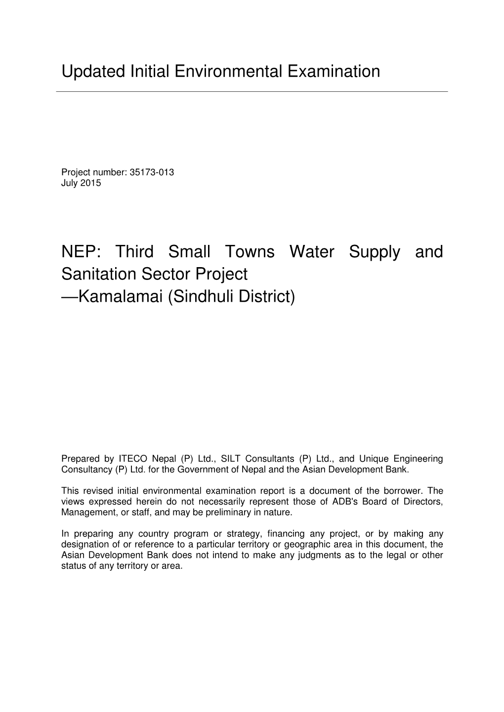 Technical Assistance Layout with Instructions