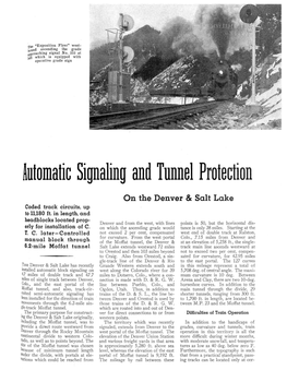 Automatic Signaling and Tunnel Protection on the Denver & Salt Lake