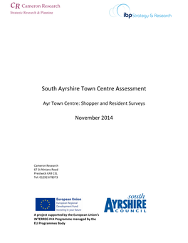 South Ayrshire Town Centre Assessment