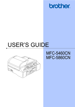 User's Guide with Your Sales Receipt As a Permanent Record of Your Purchase, in the Event of Theft, Fire Or Warranty Service