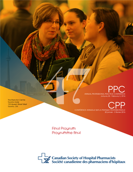 PPC ANNUAL PROFESSIONAL PRACTICE CONFERENCE January 30 - February 3, 2016
