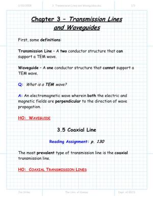 Transmission Lines and Waveguides.Doc 1/3