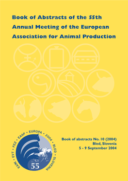 Book of Abstracts of the 55Th Annual Meeting of the European Association for Animal Production
