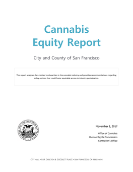 Cannabis Equity Report