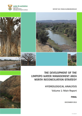 Hydrological Analysis Report Volume 1 Main Report