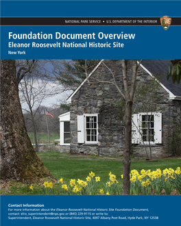 Eleanor Roosevelt National Historic Site Foundation Document Overview