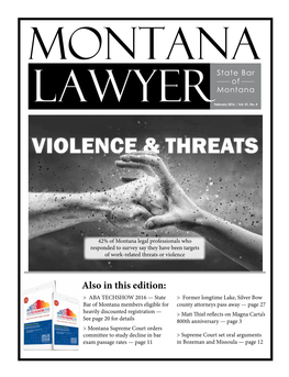 2016 February Montana Lawyer