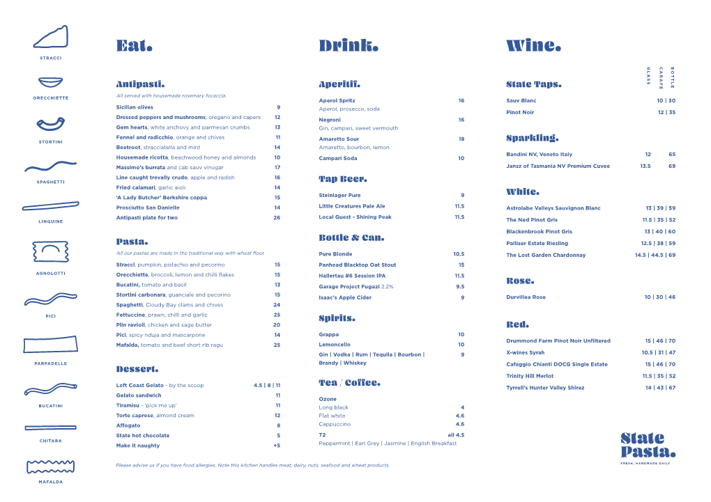 State-Pasta-Menu.Pdf