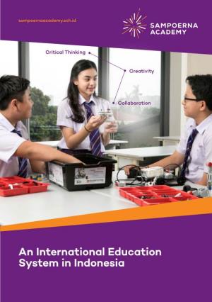 An International Education System in Indonesia