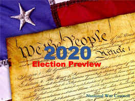National War Council Election 2020 Preview