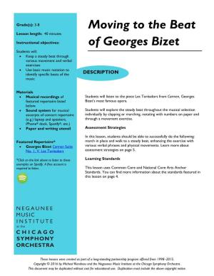 Moving to the Beat of Georges Bizet Lesson Plan