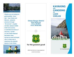 Kayaking and Canoeing on Lake Chelan