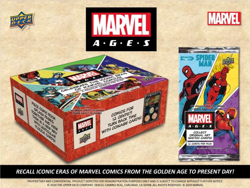 Recall Iconic Eras of Marvel Comics from the Golden Age to Present Day!