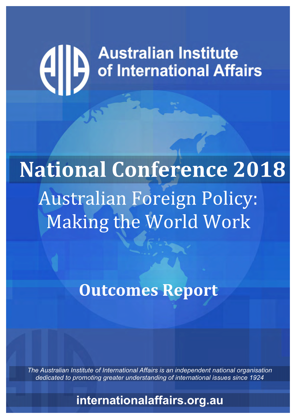 AIIA National Conference 2018 – Outcomes Report