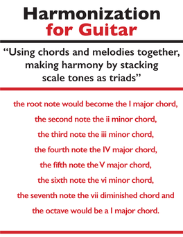 Chord Harmonization
