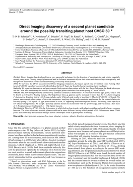 Direct Imaging Discovery of a Second Planet Candidate Around the Possibly Transiting Planet Host CVSO 30 ⋆