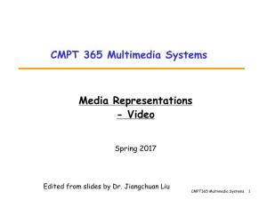 Media Representations - Video