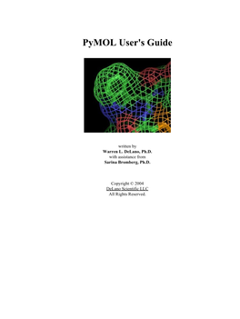 Pymol User's Guide