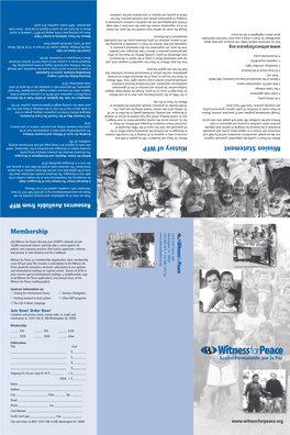 Membership History of WFP Mission Statement