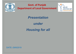 Presentation Under Housing for All