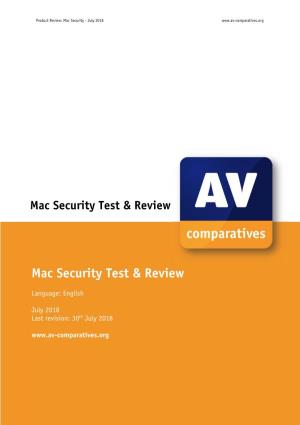 Mac Security Report 2018