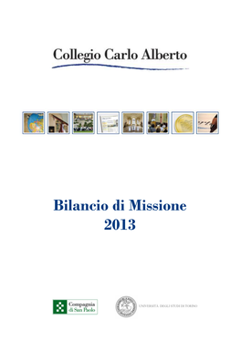Bilancio Di Missione 2013