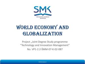 World Economy and Globalization