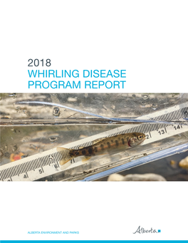 2018 Whirling Disease Program Report