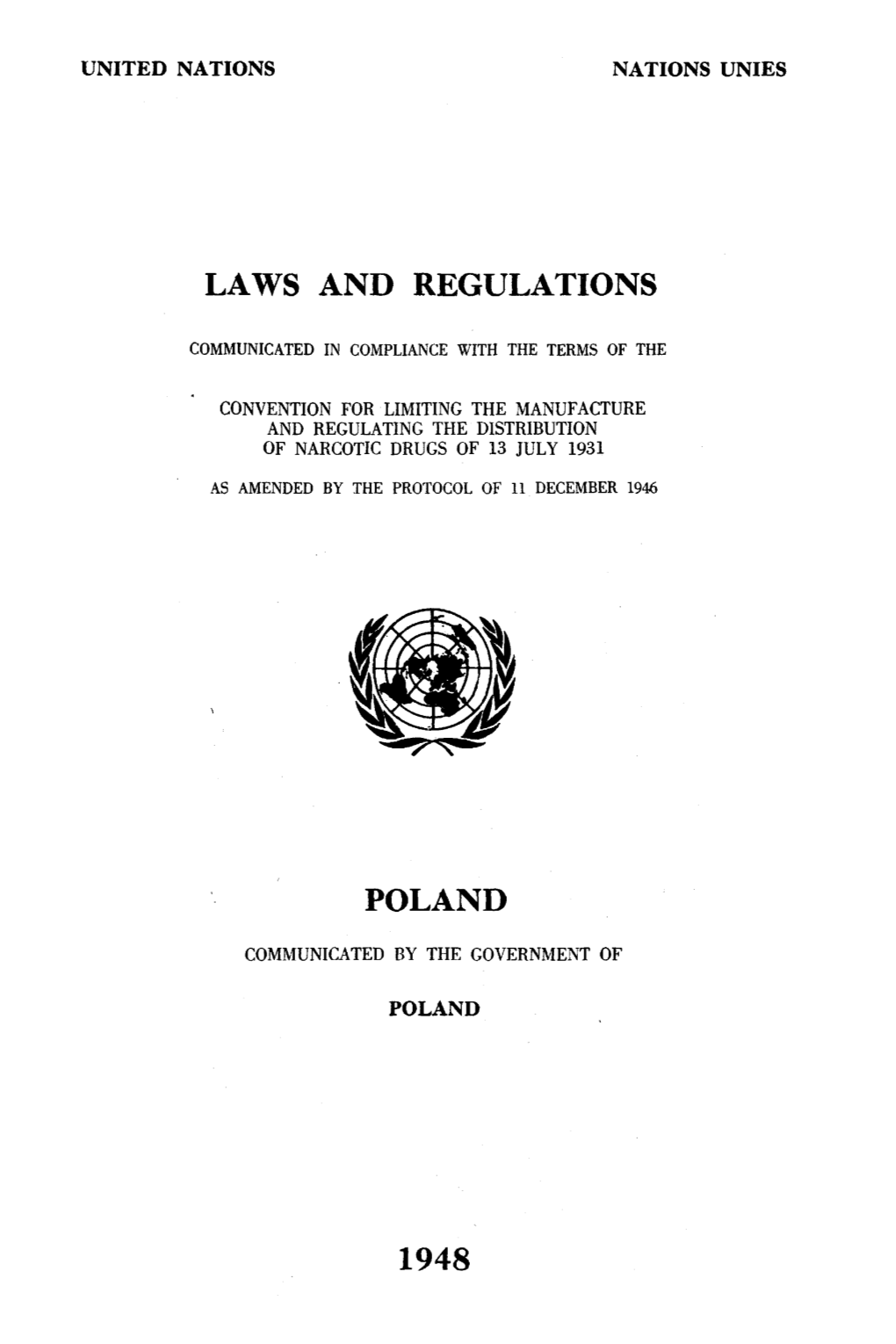 Laws and Regulations Poland