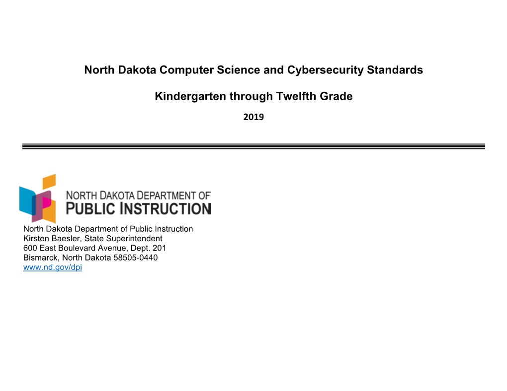 Computer Science and Cybersecurity Standards