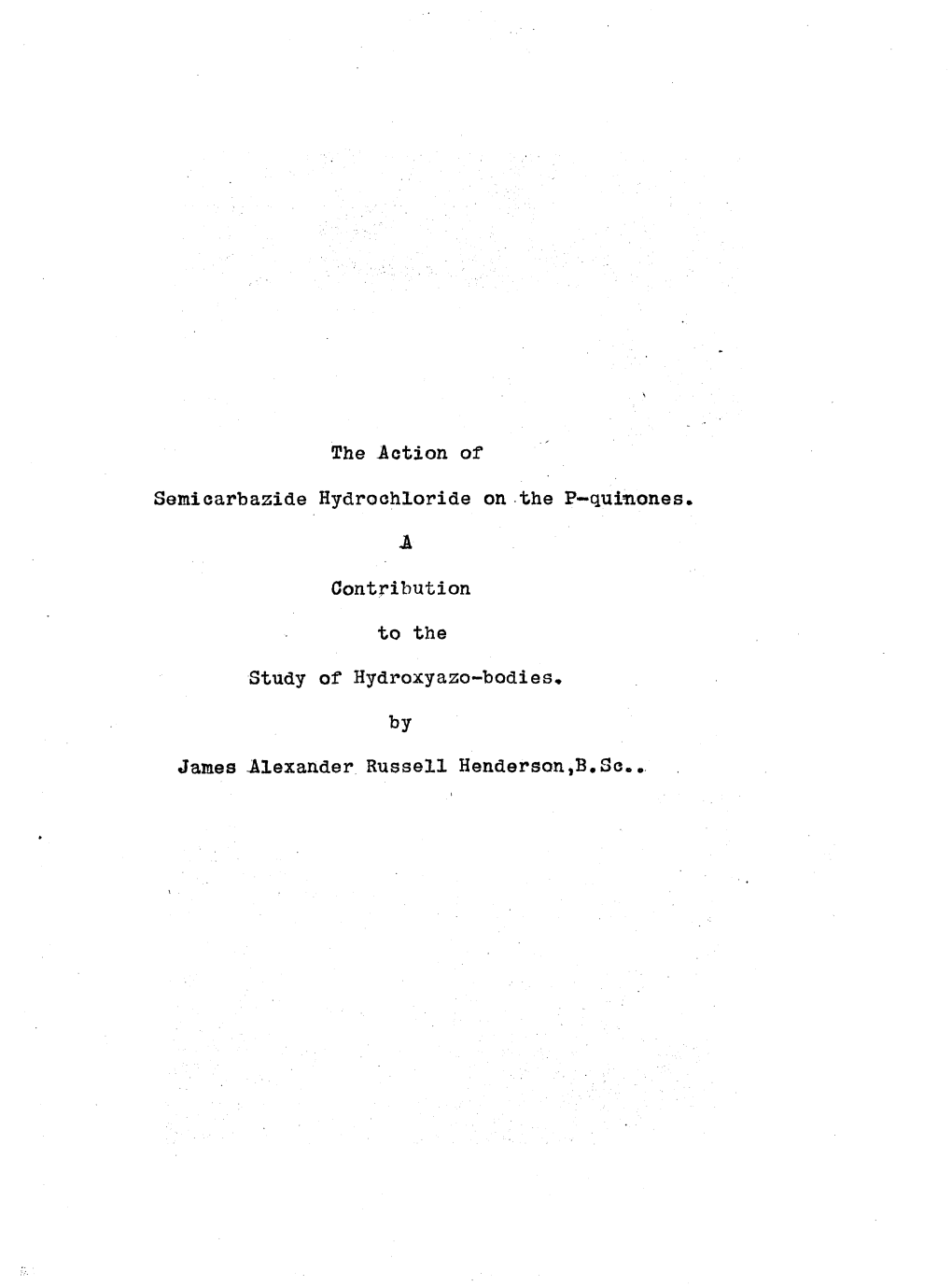 The Action of Semicarbazide Hydrochloride on the P-Quinones 1