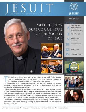 Meet the New Superior General of the Society of Jesus