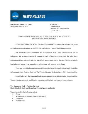 More- for IMMEDIATE RELEASE CONTACT