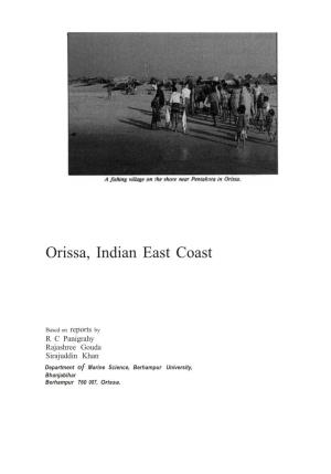 Orissa, Indian East Coast