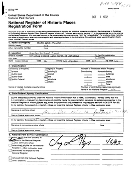 National Register of Historic Places Registration Form